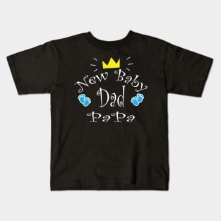 CBTWear New Baby Dad PaPa - Funny for New Dad Gift Kids T-Shirt